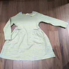 美品　 BeBe ストライプワンピース 120
