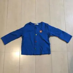 ミキハウス 青 カーディガン 90