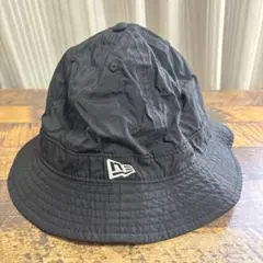NEW ERAブラック バケットハット ナイロン製