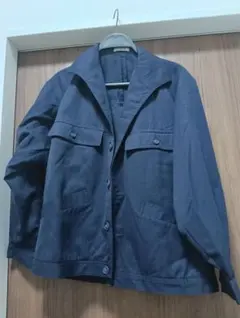 ネイビー カジュアルジャケット　作業着