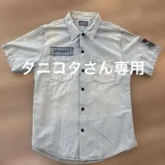 BLUE BLUE US NAVY ワークシャツ サイズ2のサムネイル