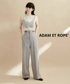 最終 新品未着用 louren suspenders wide pants - メルカリ