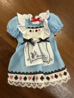 リカちゃん　アリス風水色ドレス 着せ替え服