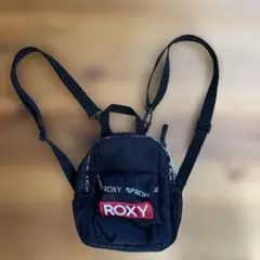 ROXY ブラックミニバックパック