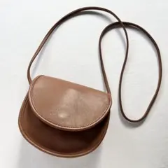 80s OLD COACH レザー ショルダー ポーチ USA製 ビンテージ