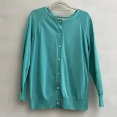 Bming Life Store ターコイズ 長袖カーディガン S