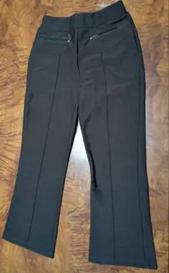 新品　裏起毛 　カジュアルパンツ　こげ茶色　M～L