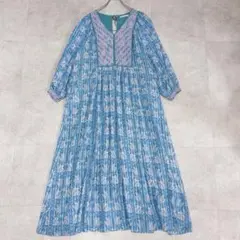 美品✨ ヌキテパ コットンボイル ストライプ ドレス 石田ゆり子 着用