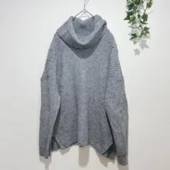 【アースミュージック&エコロジー】タートルネック ローゲージニット Fサイズ