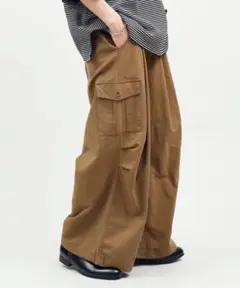 Air Tokyo リップストップ ワイド M-65 タイプ カーゴパンツ