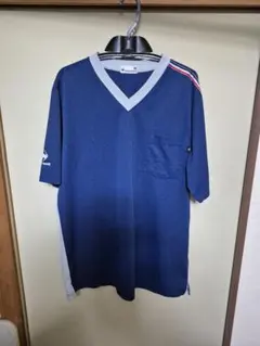 le coq sportif ネイビー Vネック Tシャツ