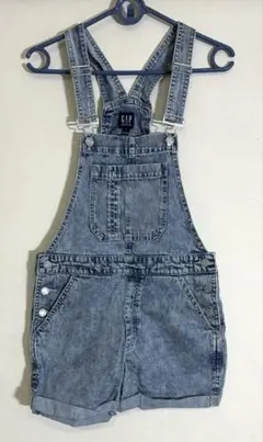 GAP デニムオーバーオール　ショートパンツ　デニム