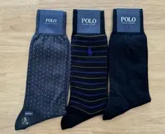 メンズ 靴下 ポロラルフローレン 3足セット ビジネス