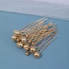 ゴールドボール ヘアピン