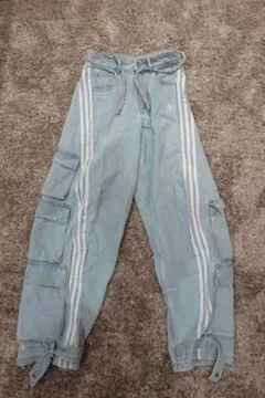 Adidas ADILLENUM 27サイズ デニムパンツ ブルー JY4515 - メルカリ