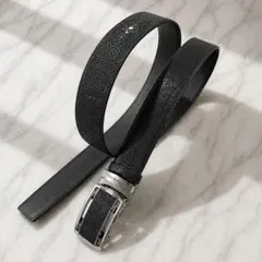 IDAHOLEATHER ベルト ラングリッツレザー 碇マーク 大きいサイズ