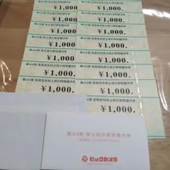 ビックカメラ 株主優待券 15000円分