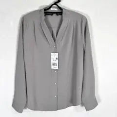 【GLACIER】グラシア グレージュ ブラウス レディース Mサイズ【新品】