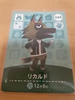 あつまれどうぶつの森　amiibo アミーボカード　Switch リカルド