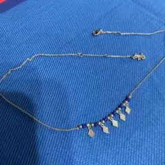シエナロゼ K10 YGラピスラズリ ステーションピアス アガット好きにも