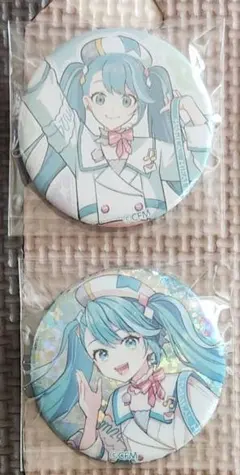 ボーカロイド　缶バッジ　初音ミク