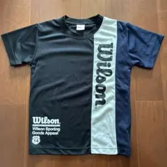 Wilson Tシャツ 140サイズ 黒/青/白のサムネイル
