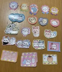 ちいかわ　ダイカットステッカーセット5　20種　24枚セット　袋7枚付き