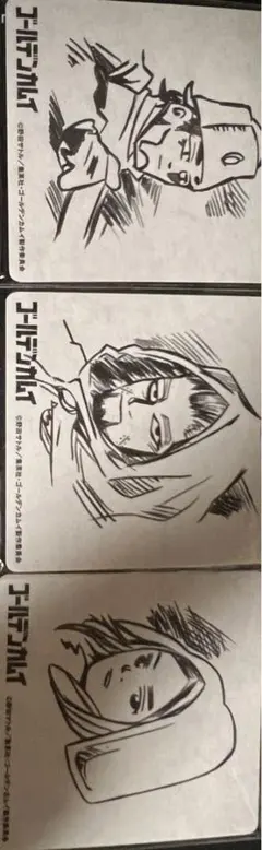 ゴールデンカムイ　お絵描きコースター　アクリルキーホルダー　菊田　房太郎　門倉