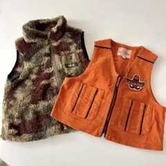 【WASK】90サイズ　ベスト二枚セット