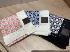 新品【CELINE セリーヌハンカチ　綿　3枚セット】のサムネイル