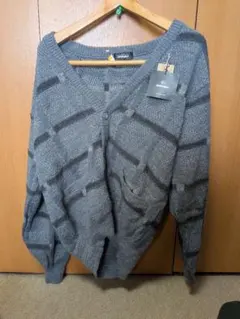 【値下】GOLDEN EAGLE メンズカーディガン（グレー）М