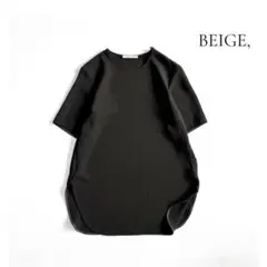 BEIGE, ベイジ トリアセトップス 肩 ショルダー ジップ 半袖ブラウスのサムネイル