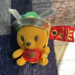 子供の日　ぷーさん　ぬいぐるみ　兜　五月人形風　Disney baby