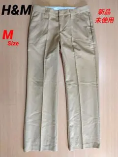 ☆在庫売り尽くし☆H&Mストレートテーラードパンツ ベージュ 34/M タグ付き