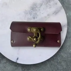 受注制作】本革キーケース マルゴー フルハンドメイド イタリアン