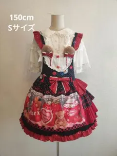 ネコオーケストラプリントジャンパースカート/シャーリーテンプル