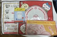 ちいかわ 1番くじ　E賞グラス　F賞タオルコレクション3種