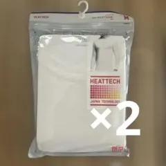 ユニクロ ヒートテック クルーネック(九分袖) M メンズ 4点セット