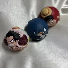 ワンピース ルフィ ボール型フィギュア 3点セット
