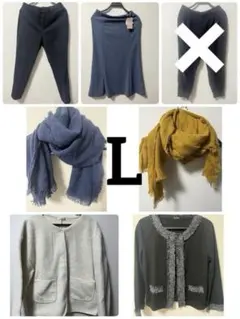 L レディース まとめ売り ボトムス アウター 綺麗め