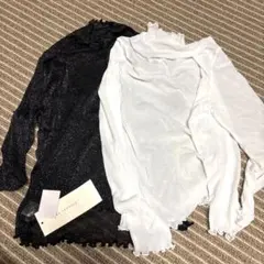 未使用あり❗️まとめ売りKOBE LETTUCE ハイネックシアートップスM 2枚