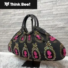 【極美品】Think Bee! シンクビー ハンドバッグ スパンコール 希少のサムネイル