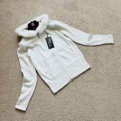 未使用タグ付　汚れあり　セシルマクビー y2k 平成ギャル　ファーニットパーカー