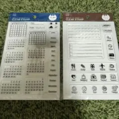 新品未使用 クリアスタンプセット
