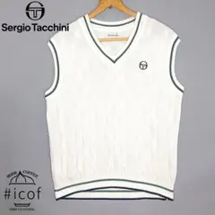 SERGIO TACCHINI ケーブル チルデンニット ベスト a373