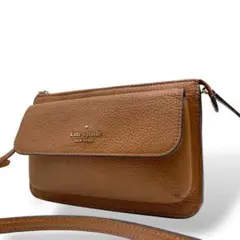 【良品】ケイトスペード ショルダーウォレット 斜め掛け レザー ブランドロゴ