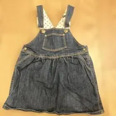 PETIT BATEAU デニムサロペットワンピース　36M 95cm