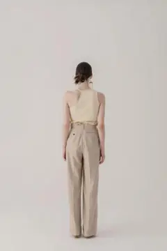 Eaphi FRILLS WAIST PANTS サイズ2 ベージュ