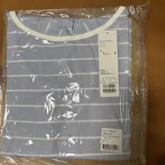 新品未開封　SHENERY 長袖Tシャツ　水色　ボーダー