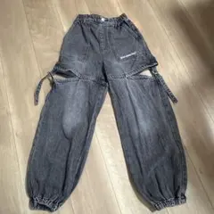 ガールズ　デザインデニムパンツ　140